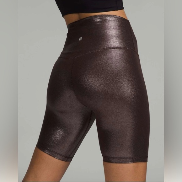 Lululemon Align High-Rise Short 8" *Shine in Radiate Foil Print French Press - Picture 3 of 7
